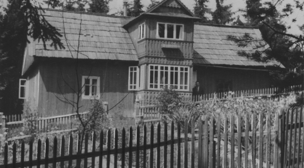  Stacja astronomiczna na Lubomirze w Beskidach w 1934 r.  