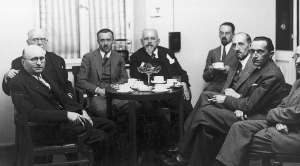  Założyciel i prezes Fundacji Kościuszkowskiej w USA profesor Stefan Mierzwa podczas pobytu w Warszawie w sierpniu 1934 r.  