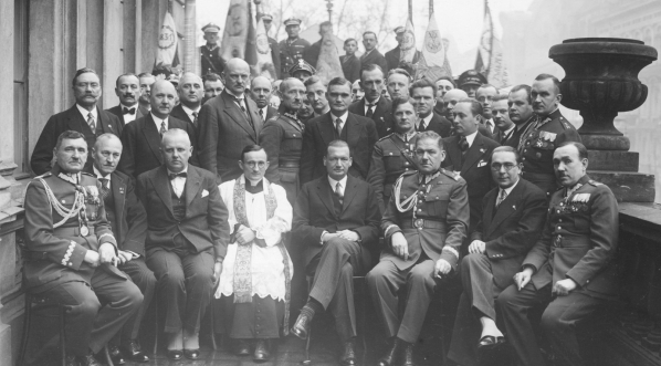  Uroczystość poświęcenia nowych lokali Zarządu Głównego Związku Weteranów Powstań Narodowych 1914/1919 w Poznaniu w 1934 r.  