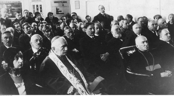  Uroczystość otwarcia Polskiego Instytutu Przeciwrakowego we Lwowie w listopadzie 1931 r.  