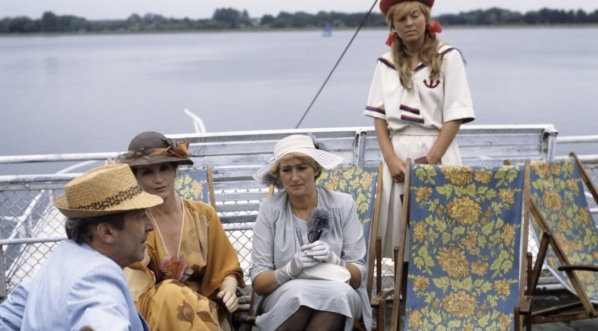  Scena z filmu Kazimierza Tarnasa "Szaleństwa panny Ewy" z 1984 r.  