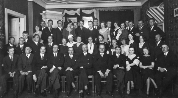  Kurs Podstawowych Wiadomości o Polsce odbywający się w siedzibie Rady Organizacyjnej Polaków z Zagranicy w Warszawie w 1933 r.  