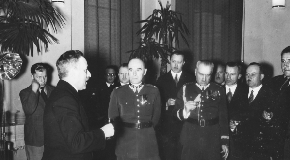  Przyjęcie dla członków Rady Naczelnej Obozu Zjednoczenia Narodowego w Warszawie 19.05.1938 r.  