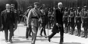 Uroczystość zaprzysiężenia prezydenta RP Ignacego Mościckiego na Zamku Królewskim w Warszawie 4.06.1926 r.