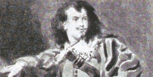 "Aleksander Kosta-Napierski w stroju szwedzkim" Stanisława Dębickiego.