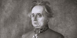 Obraz artysty malarza Władysława Roguskiego przedstawiający portret Feliksa Nowowiejskiego.
