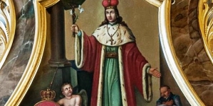 Obraz świętego Kazimierza z prezbiterium kościoła św. Józefa w Lublinie.