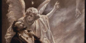 " Scena alegoryczna - Śmierć powstańca" Jana Styki.