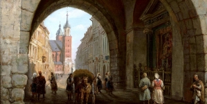 " Brama Floriańska w Krakowie" Marcina Zaleskiego.