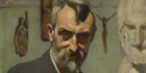 "Autoportret" Stanisława Dębickiego.