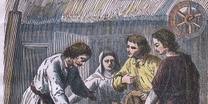 "Aniołowie odwiedzają Piasta".