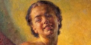 "Danusia - półakt (Danuta Szaflarska)" Bolesław Barbacki.