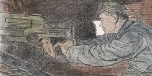 "Ostatni strzał" Leopolda Gottlieba.