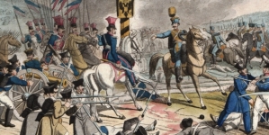 "General Dwernicky erreicht kämpfend das Oesterreichische Gabinet, den 27 April 1831 Der kühne General Dwernicky [...]" Georga Benedikta Wundera.