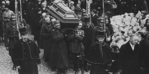 Pogrzeb mjr. pilota Jerzego Rychłowskiego w Poznaniu, 1.05.1929 r.