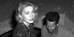 Wanda Koczeska i Jan Machulski w filmie Konrada Nałęckiego "Drugi człowiek" z 1961 roku.