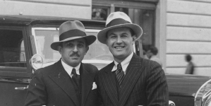 Marian Hemar i Jan Kiepura w 1933 roku.
