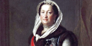"Portret królowej Marii Józefy, żony króla Polski Augusta III" Piotro Rotariego.