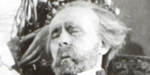 Ludwik Solski jako Horsztyński i Elżbieta Barszczewska jako Salomea w "Horsztyńskim" Juliusza Słowackiego.