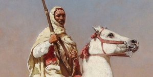 "Arab na siwym koniu" Tadeusz Ajdukiewicza.