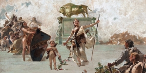 "Alegoria łowów" Zdzisława Jasińskiego.