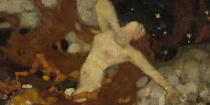 "Anioł miłości"  Eligiusza Niewiadomskiego.