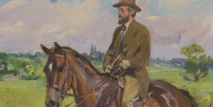 "Jan Zdzisław Tarnowski na koniu" Wojciecha Kossaka.