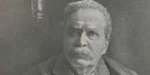"Julian Klaczko z r. 1905. w czasie choroby (według fotografii)."