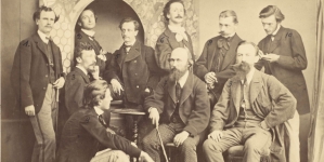 Portret zbiorowy artystów polskich w Monachium w 1869 roku.