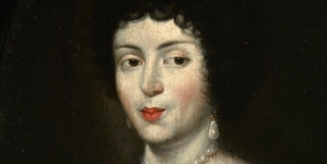 "Portret Marii Kazimiery de la Grange d'Arquien Sobieskiej, zwanej Marysieńką (1641-1716), królowej Polski, żony Jana III Sobieskiego".