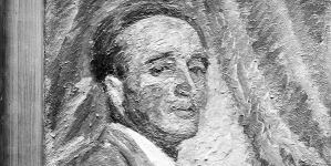 Obraz Romana Orszulskiego "Autoportret".
