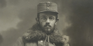 Mieczysław Orłowicz w mundurze wojsk austriackich, fotografia portretowa (ok. 1916 r.)