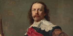 "Abraham Willet (1825-1888) kolekcjoner sztuki w stroju z XVII wieku.7" Andrzeja Mniszcha.