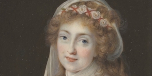 "Portret Anny hr. Bystry z Rakowskich" Walerii Tarnowskiej ze Stroynowskich.