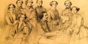 "Artyści sceny warszawskiej 1852" Józefa Simmlera.