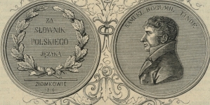 Medal ofiarowany Lindemu, za słownik języka polskiego