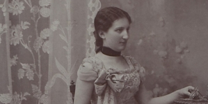 Zofia Moraczewska, fotografia portretowa z końca XIX (fot. Edward Trzemeski)