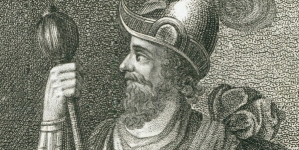 "Jan na Tarnowie, Hrabia Tarnowski Kasztelan Krakowski, Hetman W. Kor: Umarł Roku 1561. Żył Lat 73".