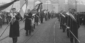 Pogrzeb Romana Dmowskiego w Warszawie 7.01.1939 r.