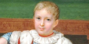 "Adam Potocki z Krzeszowic w wieku 5 lat " Józefa Sonntaga.