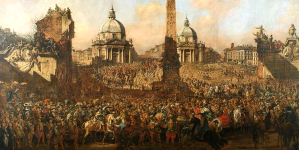 OLŚNIŁ WIECZNE MIASTO