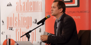 Wykład dr Piotra Mareckiego na temat filmów "Trzecia część nocy", "Na wylot".