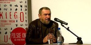 Wykład red. Tadeusza Więcka o filmach "Szpital przemienienia" Edwarda Żebrowskiego i Krzysztofa Kieślowskiego "Amator".