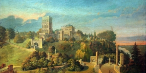 "Homel, pałac Rumiancewych-Paszkiewiczów" Adama Idźkowskiego.