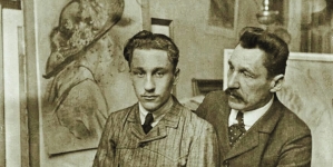 Tadeusz Tański z ojcem.