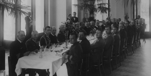 Wizyta oficerów łotewskiej marynarki wojennej w Warszawie w lipcu 1933 roku.