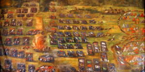 "Bitwa pod Kłuszynem" Szymona Boguszowicza.