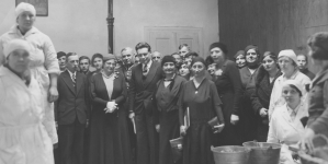 Otwarcie świetlicy i kuchni Związku Pracy Obywatelskiej Kobiet w Warszawie, marzec 1933 roku.
