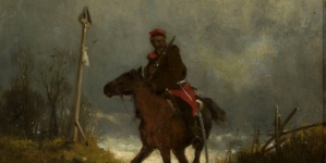 'Powstaniec z 1863 roku" (lub w "W drodze") Maksymiliana Gierymskiego.