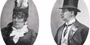 "Aleksandra Trapszo, matka artystki i Marceli Trapszo, ojciec artystki"